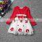 2016 Year Autumn And Winter Printed Long Sleeve Girls Deess Fashion Kids Dress