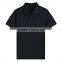 Hot cotton polyester plain mens t shirts wholesale black polo shirt