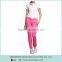 latest design special lapel slim fit ladies golf pants