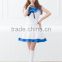 Onen blue and white navy anime sailor suit role-playing suit cosplay fancy dress costume
