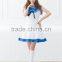 Onen blue and white navy anime sailor suit role-playing suit cosplay fancy dress costume