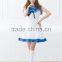 Onen blue and white navy anime sailor suit role-playing suit cosplay fancy dress costume