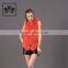 European Style Orange Fox Fur Jacket for Women