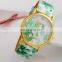 New Fashion Watch Luxury Flowers Printed Geneva Watch Women Casual Quartz Watch Elegant Popular Ladies Dress Wristwatch Relojes