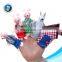 Funny Cartoon Pig Toy Custom Cute Soft Plush Animal Finger Puppet And Story