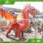 KAWAH Amusement park lifesize Fiberglass Dragon model for sale