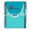 SPIRAL BOUND 70-PAGE LINED NOTEBOOK WITH BOLD PP COVER elastic strap