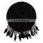 Fashion Red Black Round Design Beaded Crystal Tassel Fringe Patches for Bag Clothes