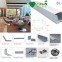 Led Linear Light Fixture 2ft 3ft 4ft 5ft 8ft 18w 22w 36w Dimmable White 6000k Led Flat Tube Lights