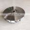T25 445436-0007 47.19/60.13mm 11+0 blades high performance turbo milling/aluminum 2618/billet compressor wheel