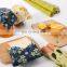 Direct Factory Customizable Natural Eco-friendly Reusable Organic cotton Beeswax Food Wrap Roll