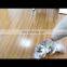 Plastic pet cat stick teaser toy with feather bells for playing