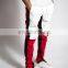 DiZNEW OEM USA brand 94% Polyester 6% Elastane track pants with stripe