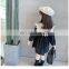 Children's clothing ins2020 small fragrance dress girls autumn lace lapel sweet princess dress
