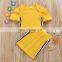 Girls Summer Clothing Sets Short Sleeve Tops + Skirts Fashion 2Pcs Kid Girls Outfit Sets Casual Baby Girls Clothes Sets