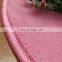 High Quality Round Rug Pad Mat for Kids Playhouse Play Tent Super Soft Coral Kids Play Rug