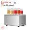 Hot selling salad sauce dressing ice container commerical salad dressing bar