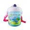 2Liter popcorn plastic bucket with lis and strip