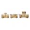 Cheap t tee brass casting union fitting for pe pipe