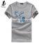 Deer printed fabric 95 cotton /5 elastane t-shirt