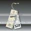Custom paper hang tags , hang tag for clothing , bag tags