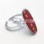 For GAZ VOLGA Lada ABS Chrome Car Custom Stand Hood Ornaments Bonnet General Emblem Front Badge