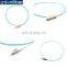 LC adapter pigtails lc om3 aqua 0.9mm PVC 1m 1.5m 2.0m lc upc fiber optic pigtail singl fiber optic pigtail