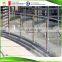 aluminum post frameless tempered glass railings