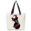Cotton Canvas Cool Dog Tote Hand Shopping Bag