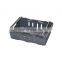 Stackable Nest tray Plastic Mesh Fruit And Vegetable Mesh Crate With Swing Bar Handle