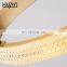 Huayi High Performance Lobby Indoor Decoration Acrylic Aluminum Golden LED Pendant Lamp