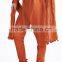 Indian Women Multi Color Cotton Churidar Salwar With Dupatta Set