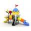 High Quality Kindergarten Children Play House Set Plastic Outdoor Playground Equipment with Slide for kids