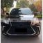 Front and Rear Bumper Facelift Wide Conversion Bodykit Body Kit for RAV4 2009-2011 Upgrade Change To Lexus