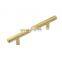 AAG wholesale SS304 shinning gold kitchen furniture cabinet door handle