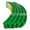 Wear resistant UHMWPE plastic linear rails /UHMW curved guide rail/plastic curved guide rail uhmwpe linear guide rail conveyor g