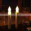 Christmas church artificial unlabeled battery light bulb flameless flickering moving flame pillar solar taper LED candle
