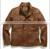 Brown cowhide leather jacket 100% genuine cowhide leather jacket for men polyester lining jacket manufacturer in Pakistan