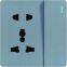 UK Standard Socket With 2.1A USB Outlet type C