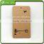 OEM/ODM manufacturer kraft paper clothing hangtag hang tag for shirt