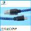 Высокопрактичный нейлоновый USB - кабель, данные кабеля, мобильный зарядник для Micro и Apple