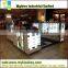 Neoteric glass display kiosk for sunglass