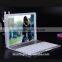2016 Best seller Backlit Aluminium alloy Bluetoth keyboard case for iPad Air2&ipad Pro with smart cover