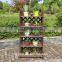 outdoor wooden planter holder
