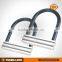 Motorbike Lock, double locking mechanism, hardened shackle, best security spinning cylinder