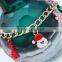 Wholesale fashion lovely charm Christmas gift bracelet/