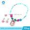 Latest Design Beads Necklace, Frozen Elsa Anna Jewelry Necklace Set
