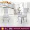 high quality white wedding hall chairs,white dining chairs for wedding,metal chairs