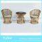 Used wicker furniture Chinese tea table set