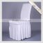 CC-145 Polyester Pleated Chair Covers For Wedding